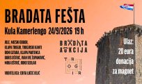 „Bradata fešta” u Trogiru: Deset izvođača u Kuli Kamerlengo za magnetsku rezonancu