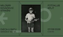 Fotoklub Split otvara izložbu Milomira Kovačevića Strašnog o djetinjstvu i snazi djece u ratnom Sarajevu