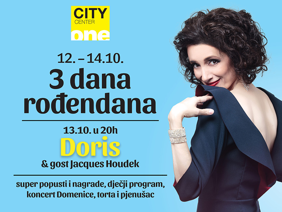 City časti: Besplatan koncert Doris Dragović