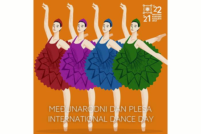 Program “Mladost je ples” pred splitskim teatrom u povodu Međunarodnog dana plesa