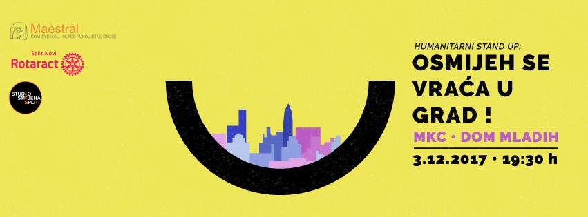 Humanitarni stand up: Osmijeh se vraća u grad