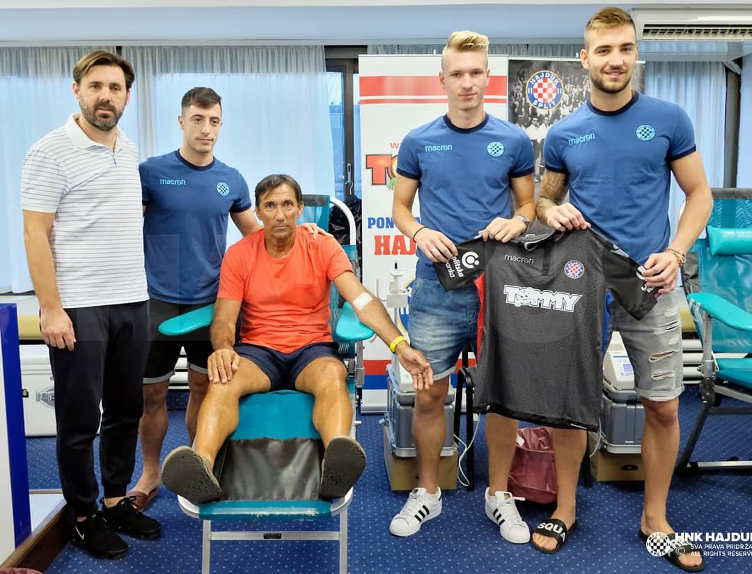 Uspješno održana 7. akcija darivanja krvi u organizaciji grupe splitskih sportskih novinara, HNK Hajduk i Crvenog križa