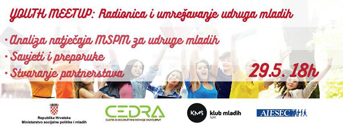 YOUTH MEETUP: radionica i umrežavanje udruga mladi