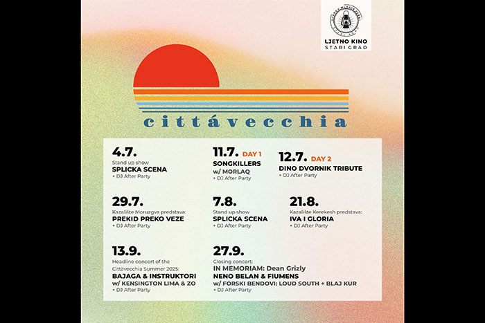 Druga godina Cittavecchia festivala u Starome Gradu donosi nam raznovrstan program za svakoga tokom cijelog ljeta