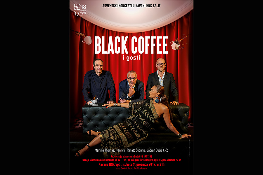 Adventskim koncertom Black Coffee i gosti u HNK Split započinje ciklus jazz, blues i srodnih koncerata