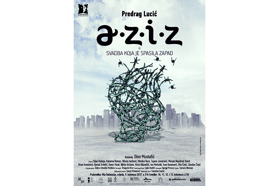 Praizvedba drame Aziz ili Svadba koja je spasila Zapad Predraga Lucića na 63. Splitskom ljetu