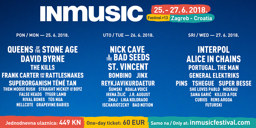 Ulaznice za INmusic #13 u prodaji samo do 19. lipnja ili do isteka zaliha!