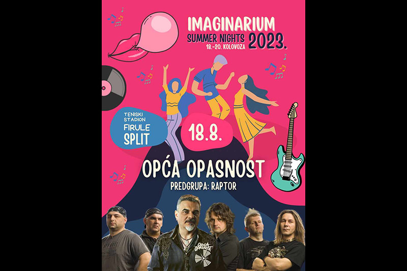 Opća opasnost prvi koncert na IMAGINARIUM SUMMER NIGHTS