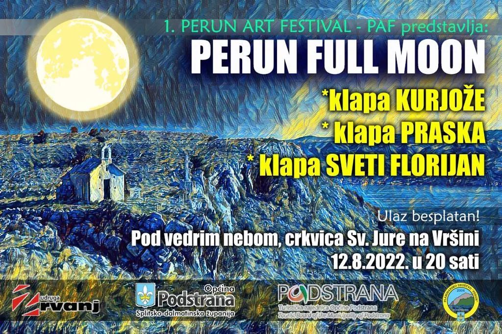 Večeras se održava 1. Perun art festival – “Perun Full Moon”