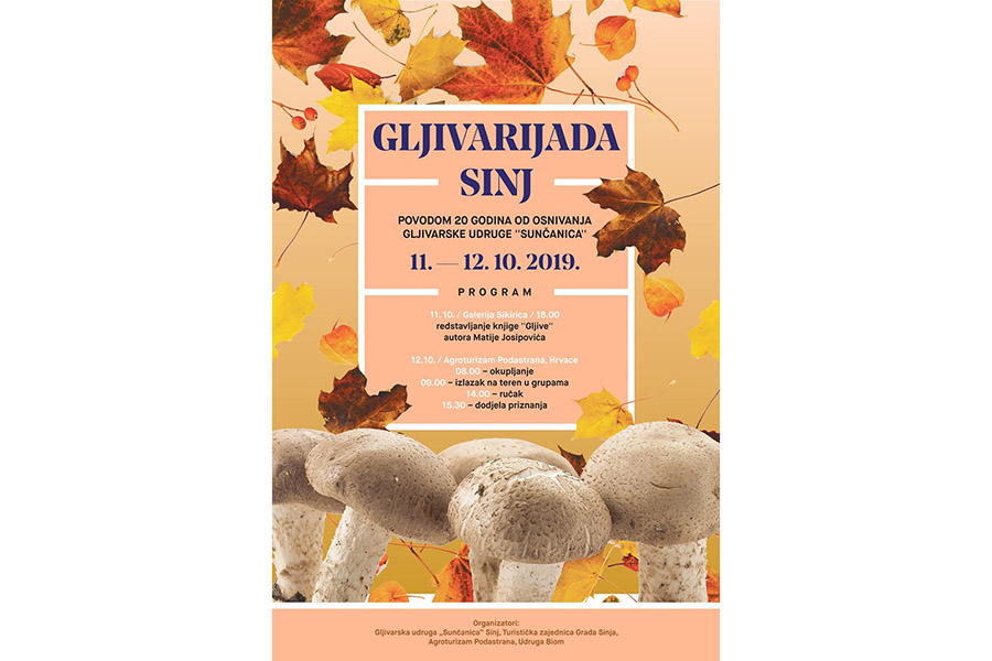 Ne propustite ovog vikenda Gljivarijadu u Sinju