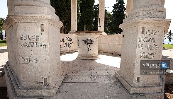 Sramota: Devastiran glorijet na Sustipanu čeka čišćenje