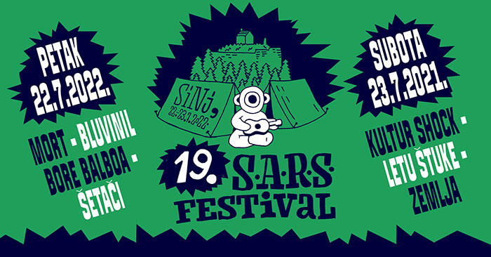 Spas od vrućine i gužve ovaj vikend potražite na 19. izdanju S.A.R.S. festivala