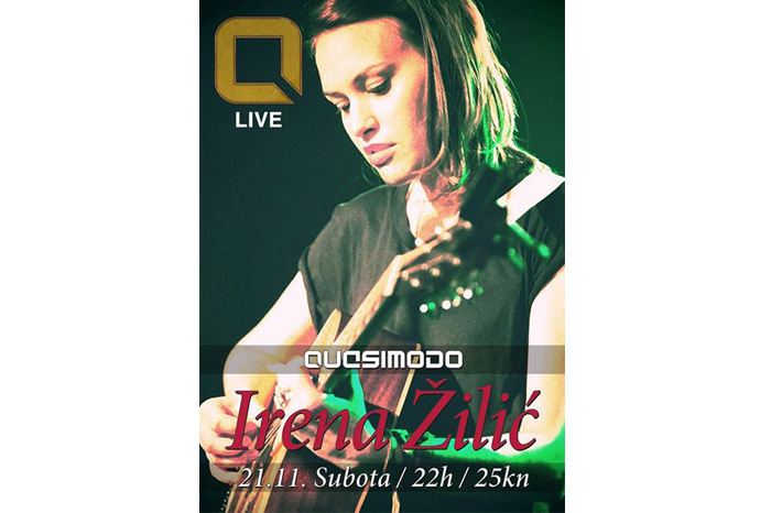 Karizmatična i talentirana glazbenica Irena Žilić u ovu subotu otvara koncertnu sezonu u splitskom Quasimodu