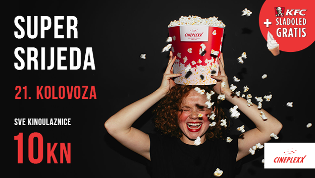 Super srijeda u Cineplexxu za samo 10 kn