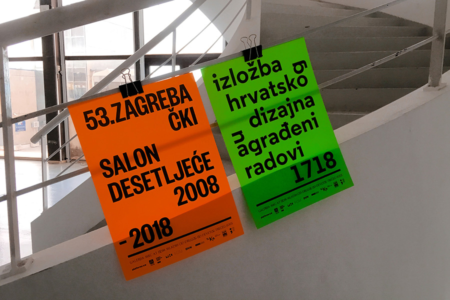 Izložbe “53. Zagrebački salon – Desetljeće 2008. – 2018. / Izložba hrvatskog dizajna 1718 – nagrađeni radovi” u splitskom MKC-u