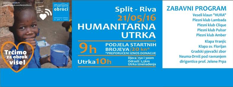 Humanitarna utrka “Trčimo za obrok više”