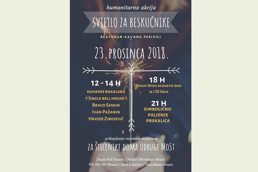 Humantarna akcija “Svjetlo za beskućnike”