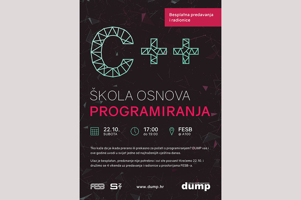 DUMPovci  organiziraju osmu po redu Školu osnova programiranja