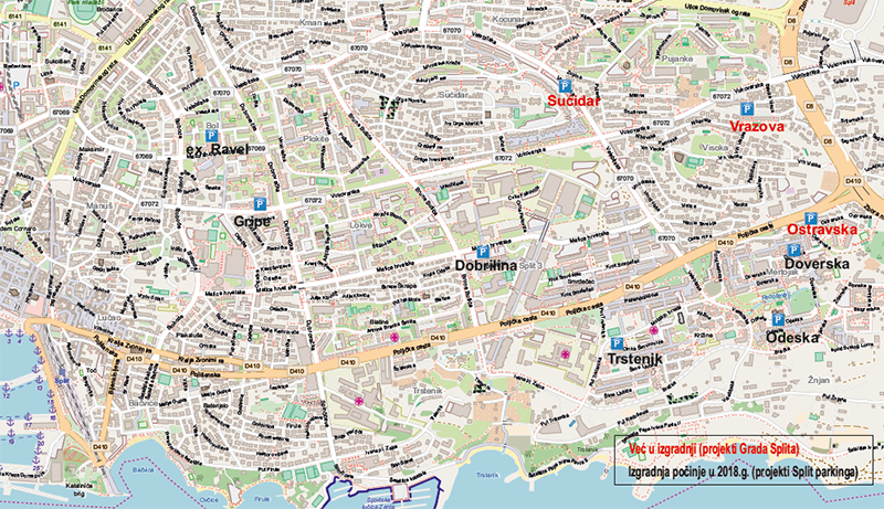 Stižu nova parkirna mjesta: Split parking u 2018. gradi šest novih garaža