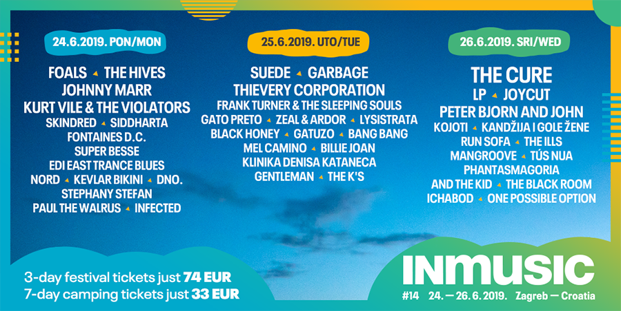 Objavljena je potpuna satnica INmusic festivala #14!