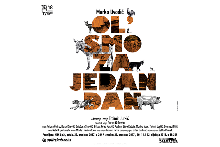 Ol’ smo za jedan dan Marka Uvodića Splićanina premijerno u HNK Split