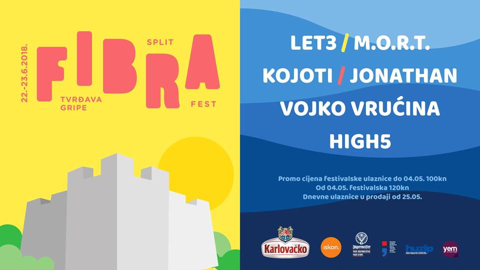 Na Tvrđavu Gripe stiže “Fibra” za opak početak lita!