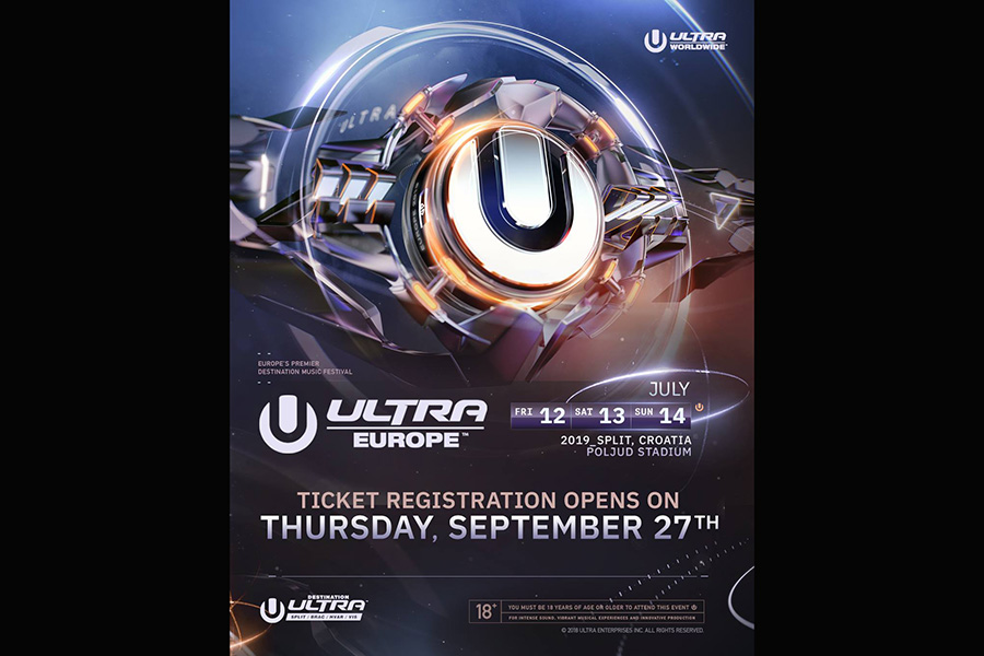 ULTRA Europe 2019: Nakon rasprodanog prvog kontingenta danas je otvorena registracija za povoljniju kupnju ulaznica