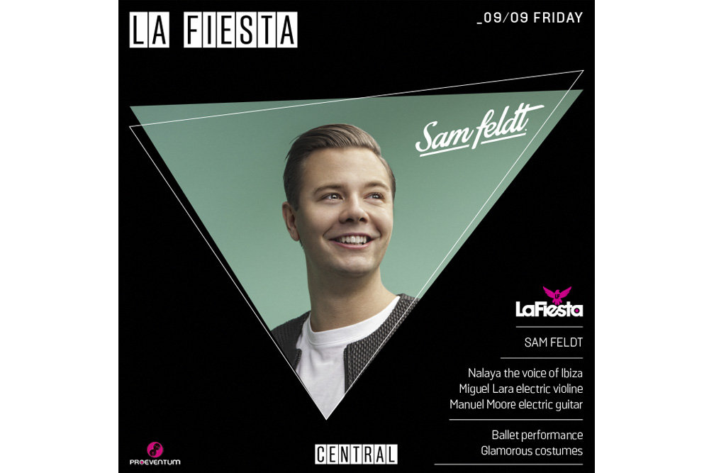 DJ Sam Feldt nastupa u klubu Central