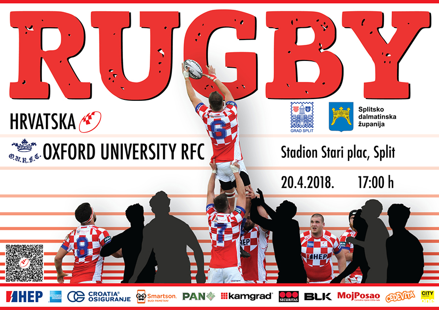Ragbi utakmica Hrvatska – Oxford University RFC
