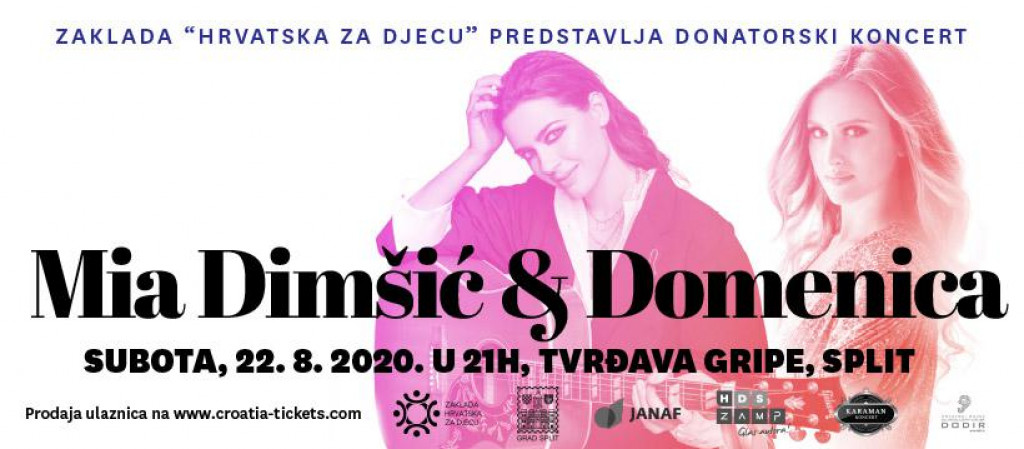 Mia Dimšić i Domenica zapjevat će za one koji ne mogu vidjeti ni čuti