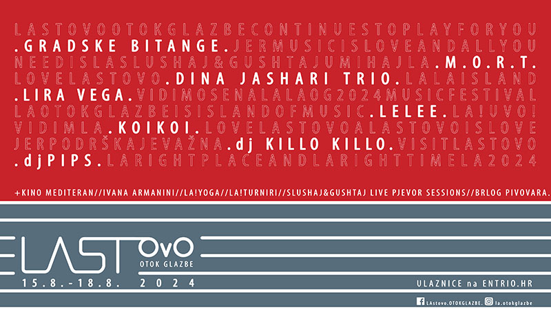 U četvrtak starta festival LAstovo.OTOKGLAZBE.2024.