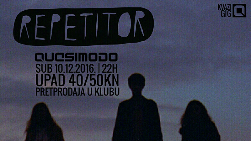 Repetitor promovira novi album u klubu Quasimodo