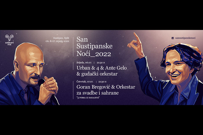 Poznati izvođači ovogodišnjeg Sna Sustipanske noći