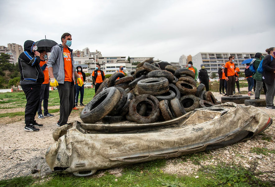 Žnjan je ponovno čist zahvaljujući Studencu i splitskim roniocima iz udruge Rostrum
