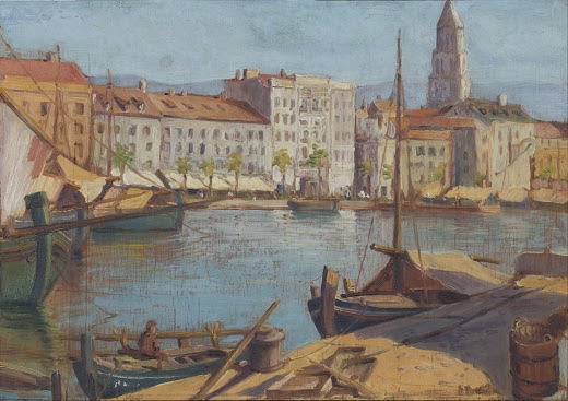 U Galeriji Emanuel Vidović 20. prosinca 2022. otvorenje izložbe Dunav Rendić – slikar i boem