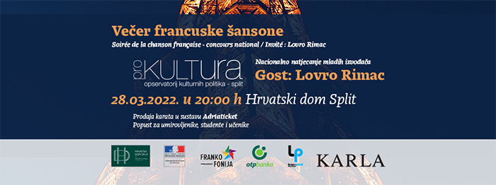 Večer francuske šansone – nacionalno natjecanje mladih izvođača