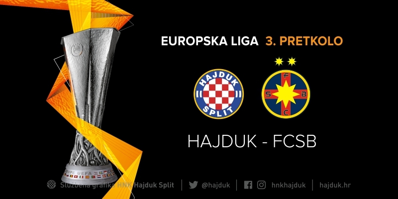 Hajduk  prošao u treće pretkolo Europske lige gdje ga čeka FCSB