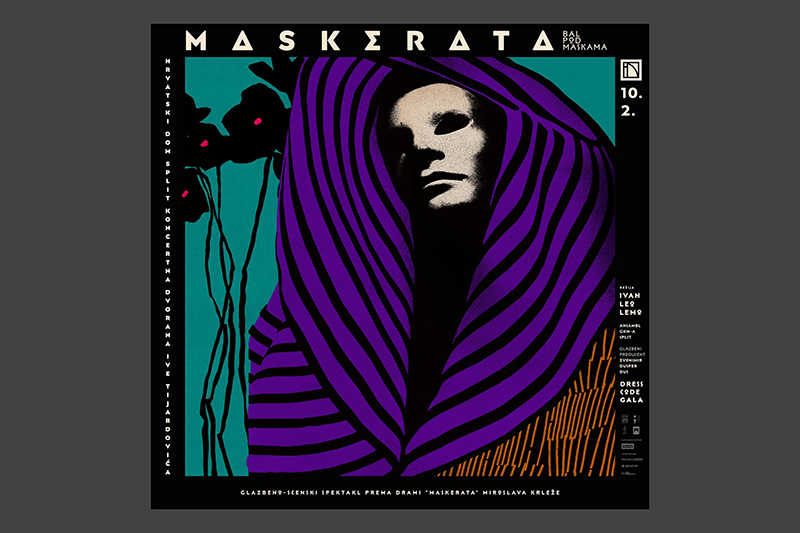 Prvi bal pod maskama u Koncertnoj dvorani Ive Tijardovića