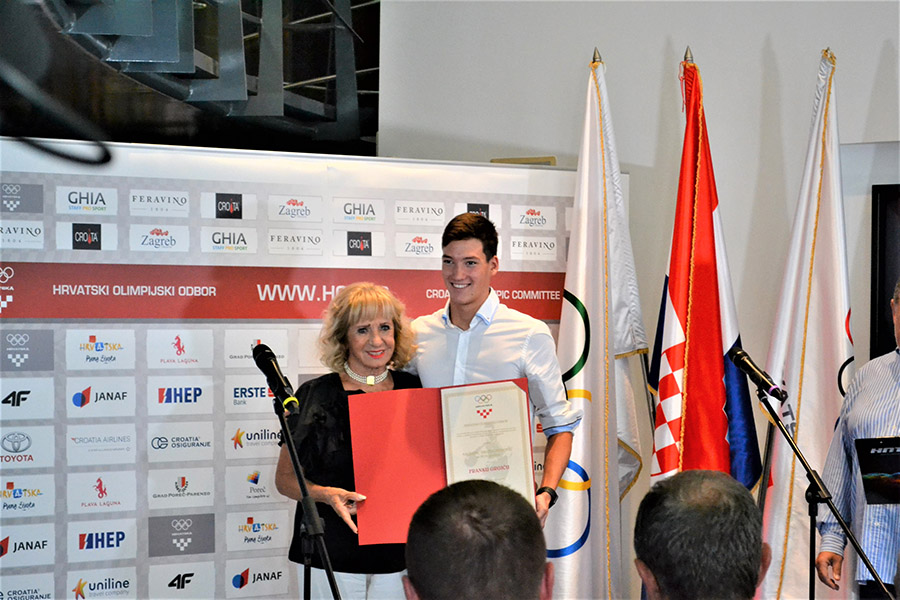 Plivačko čudo Franko Grgić dvostruki laureat Draženove nagrade