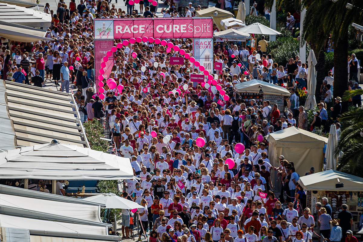 Više od 5000 ljudi na Race For The Cure u Splitu