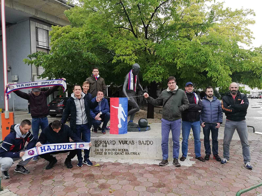 Navijači Hajduka iz Zagreba upisali Bajdu u park “Za sva vrimena”