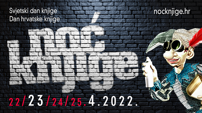 Noć knjige održat će se od 22. do 25. travnja