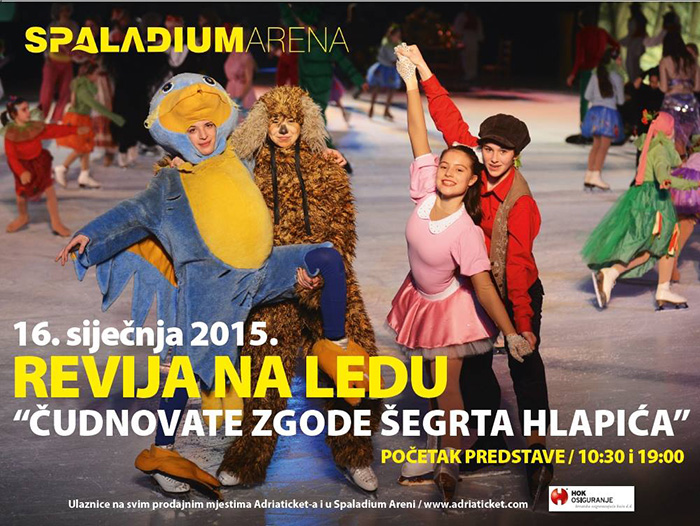 Čudnovate zgode šegrta Hlapića u Spaladium Areni