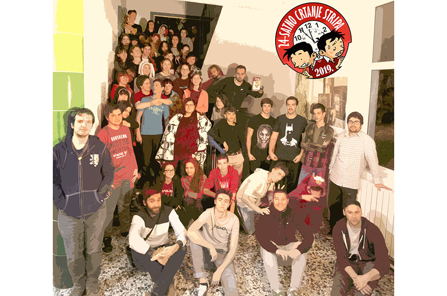 Izložba učenika Škole likovnih umjetnosti u Splitu: „24-satno crtanje stripa na temu- Prava stvar“