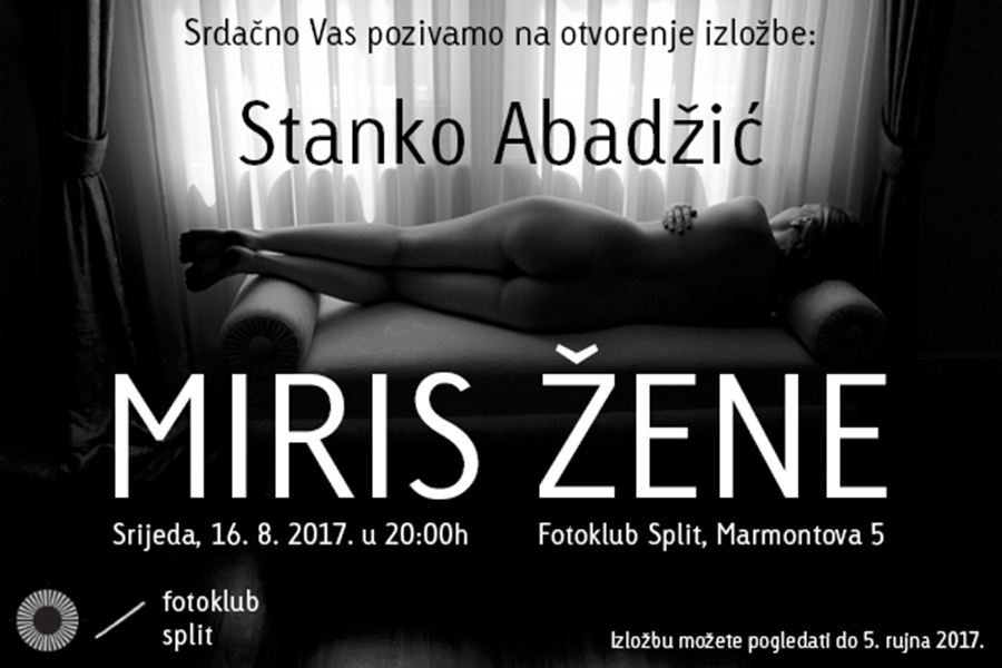 Stanko Abadžić izlaže u Fotoklubu Split