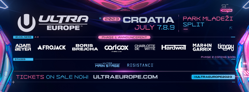 Počela je ULTRA Europe groznica – poznati su prvi zvjezdani  izvođači koji stižu u Split