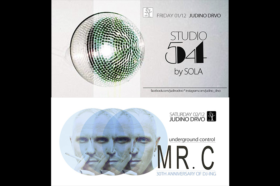 Ovaj vikend u Judinom drvu STUDIO 54 i MR. C