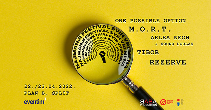 M.O.R.T. i Rezerve uživo ovog tjedna u Splitu – u sklopu Najmanjeg festivala svih vremena
