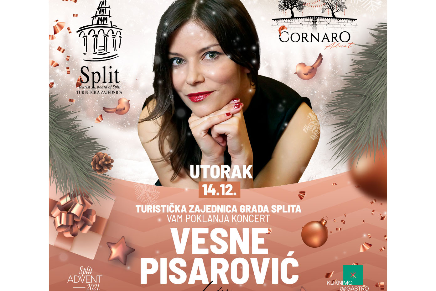 „Kliknimo na dobre stare hitove“: Vesna Pisarović rasplesat će Cornaro u utorak!