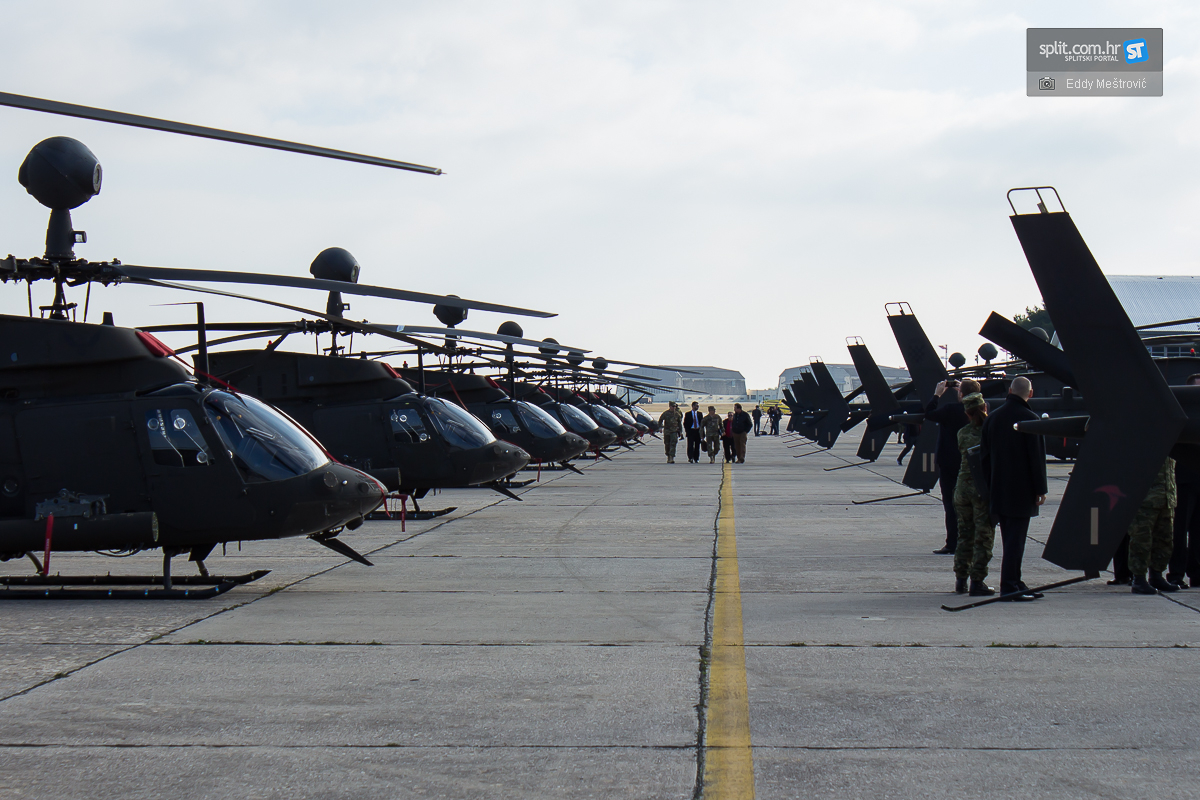 U vojarni Zemunik predstavljeni novi helikopteri OH-58D “Kiowa Warrior”